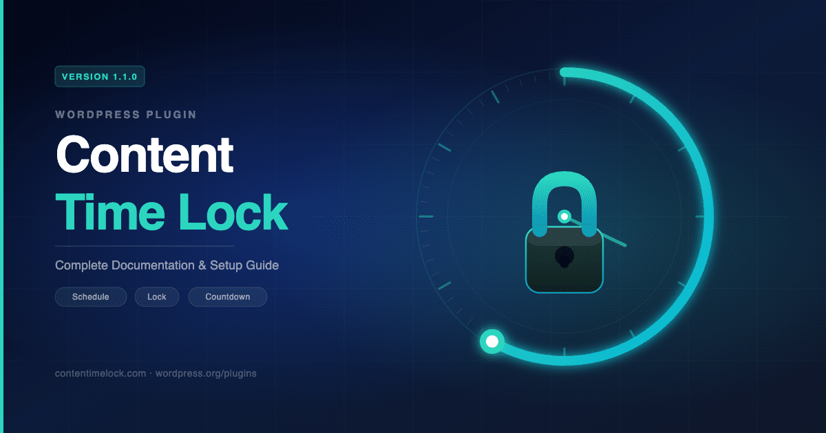 Content Time Lock — User Guide