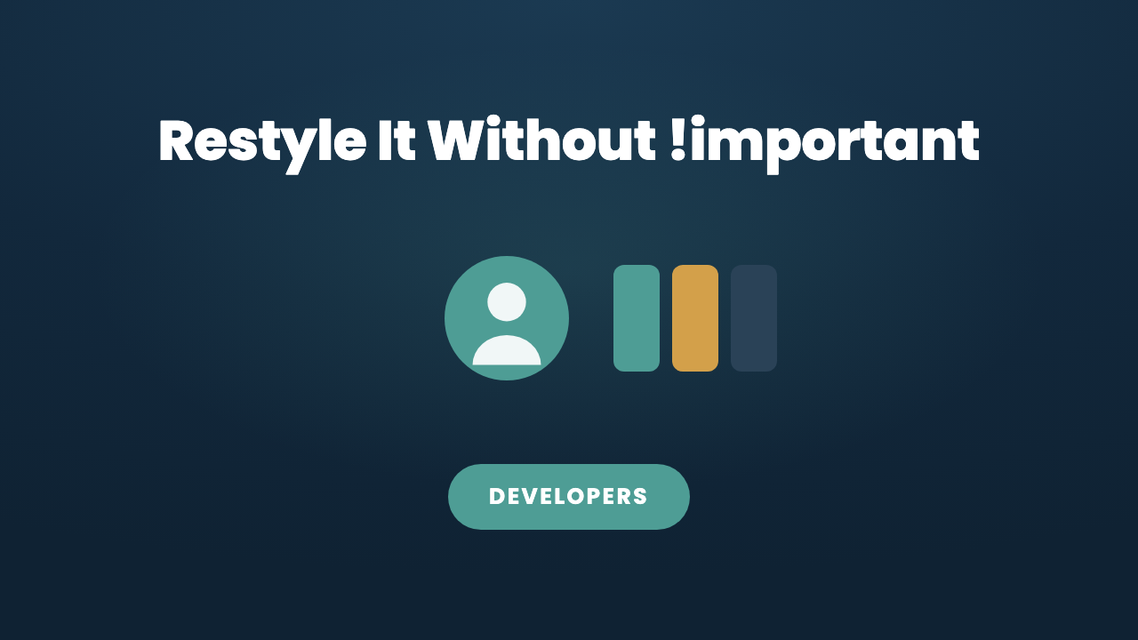 Styling a Plugin With CSS Custom Properties Instead of !important