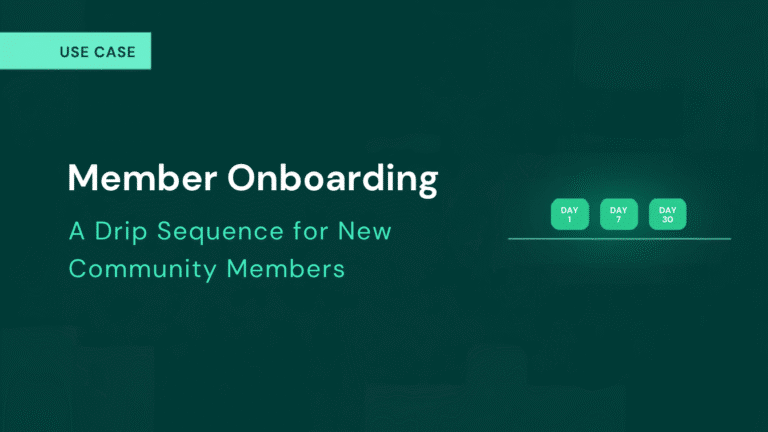 WordPress member onboarding: drip content sequence for new community members
