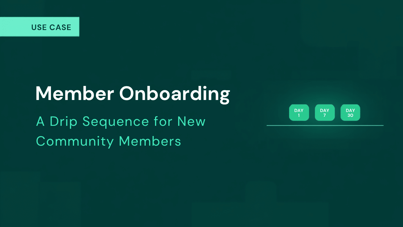 WordPress member onboarding: drip content sequence for new community members