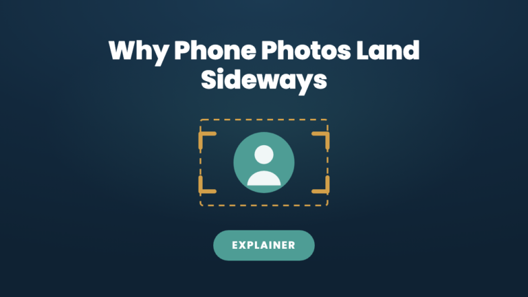 Why Phone Photos End Up Sideways in WordPress (EXIF Orientation Explained)