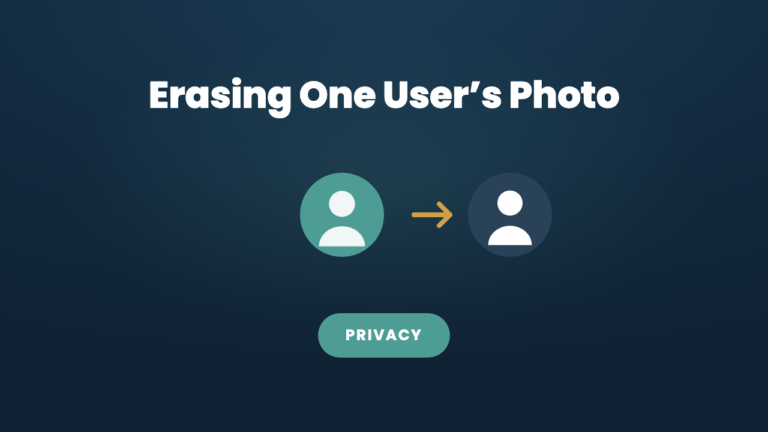 Handling a Right-to-Erasure Request for a User’s Photo