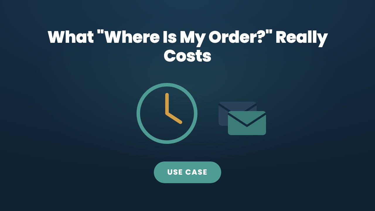 What “Where Is My Order?” Actually Costs Your Store