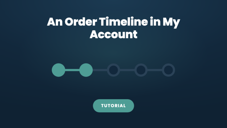 How to Add an Order Status Timeline to the WooCommerce My Account Page